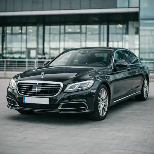 Luxury Black Sedan