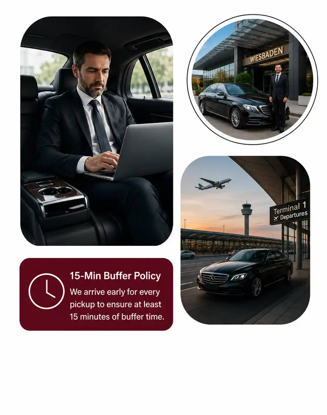 Flughafentransfer Wiesbaden zum Frankfurt Flughafen