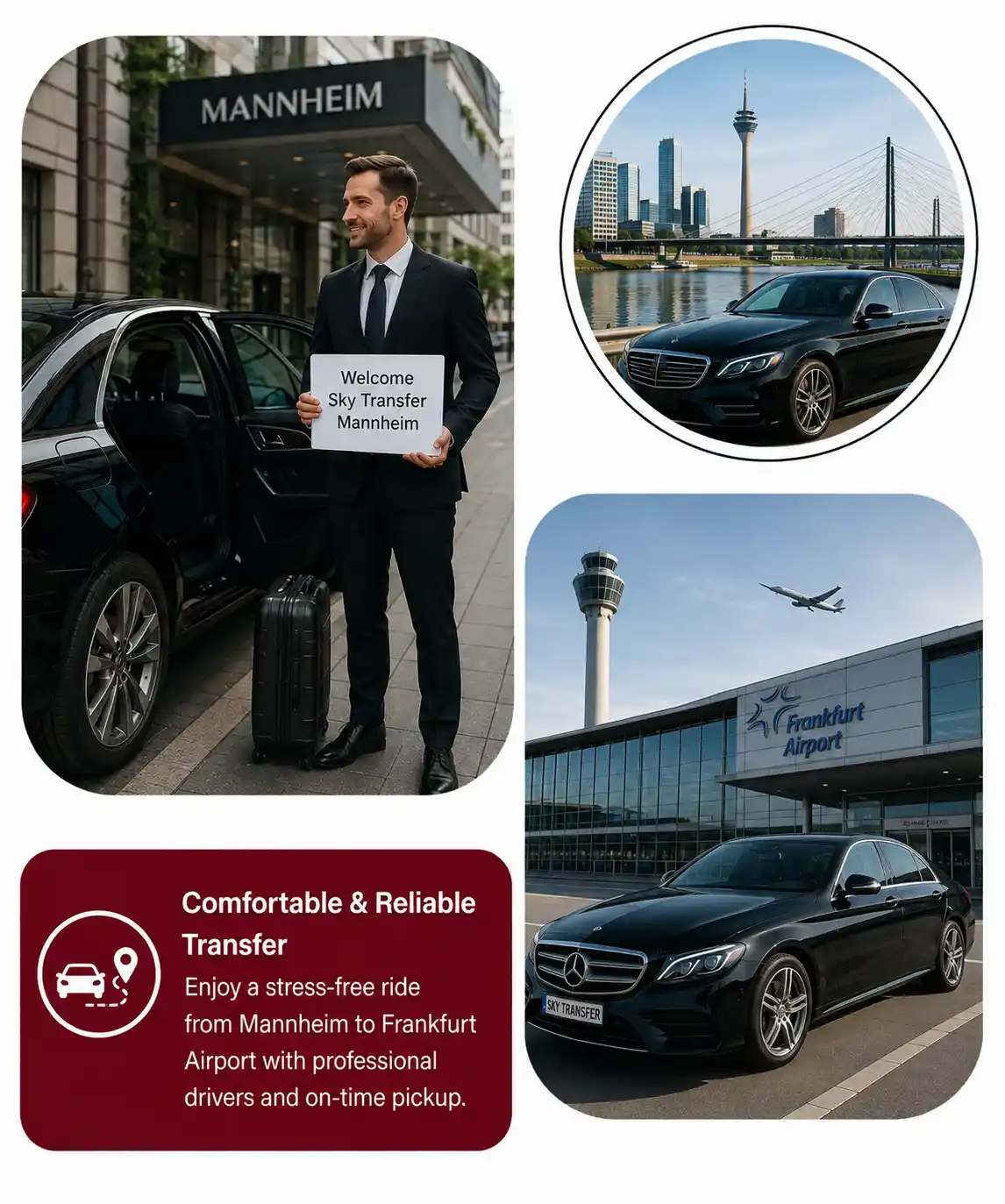 Flughafentransfer Mannheim zum Flughafen Frankfurt