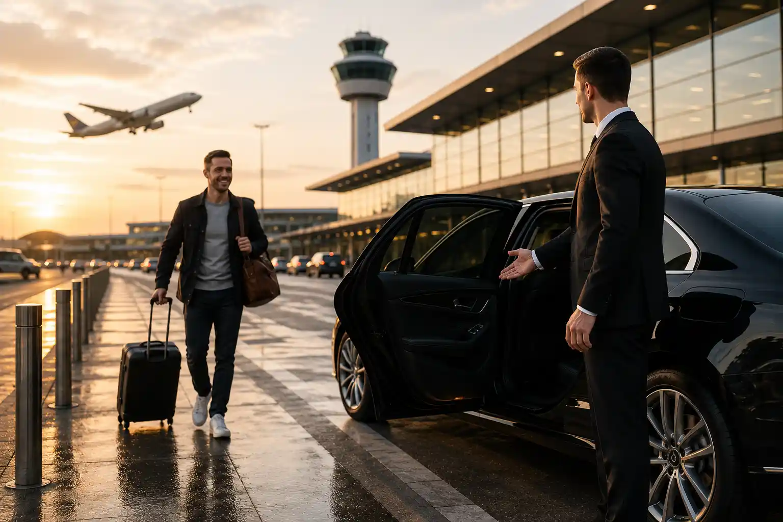 Privater Transfer in Frankfurt ohne Mitreisende